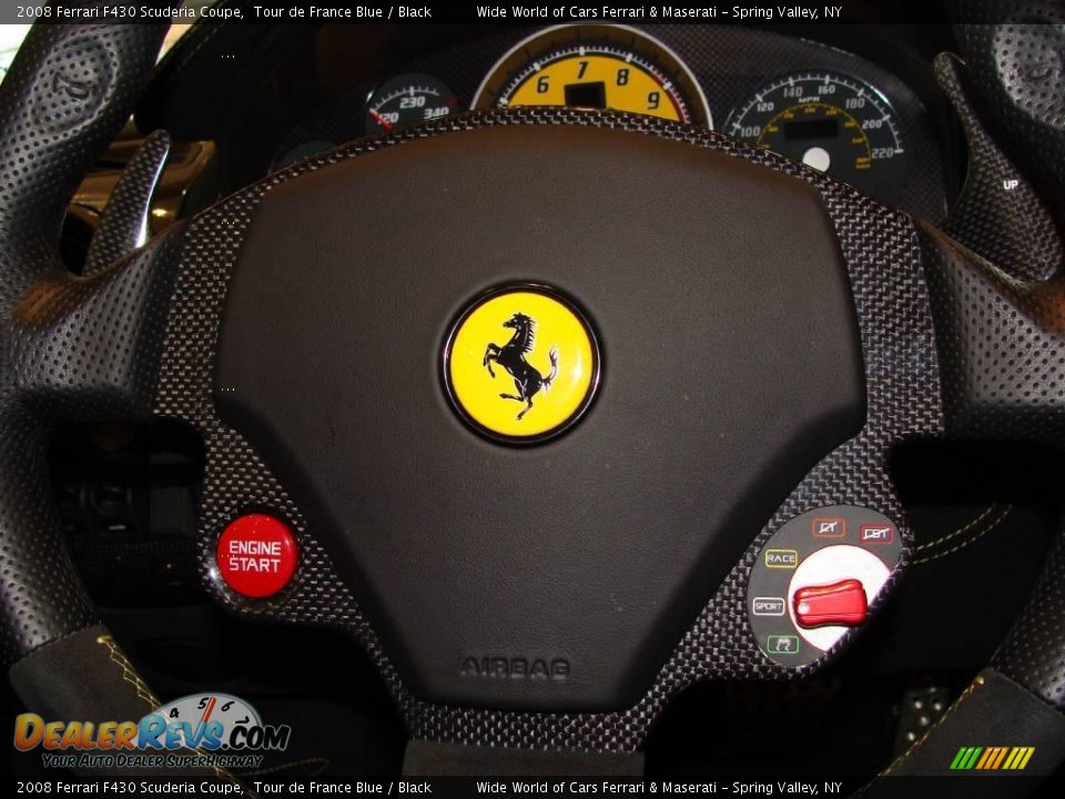 2008 Ferrari F430 Scuderia Coupe Tour de France Blue / Black Photo #17
