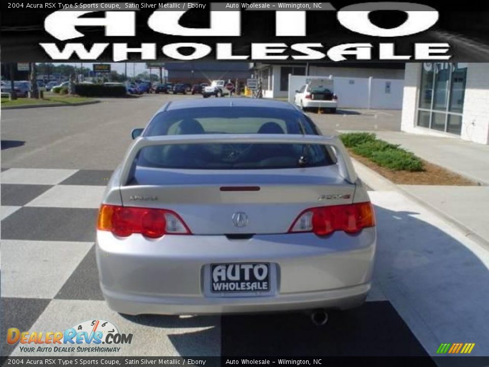 2004 Acura RSX Type S Sports Coupe Satin Silver Metallic / Ebony Photo #3