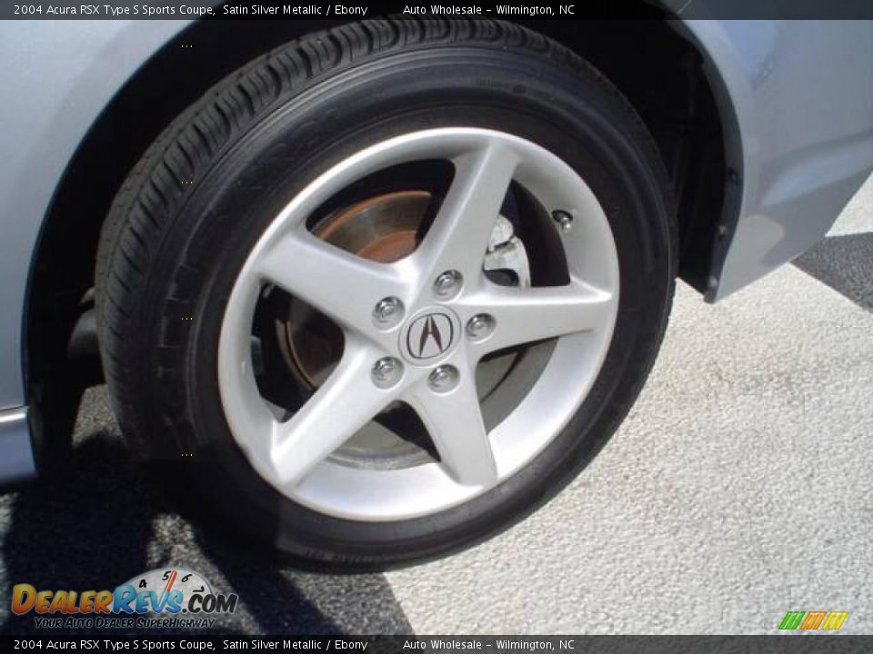 2004 Acura RSX Type S Sports Coupe Satin Silver Metallic / Ebony Photo #4