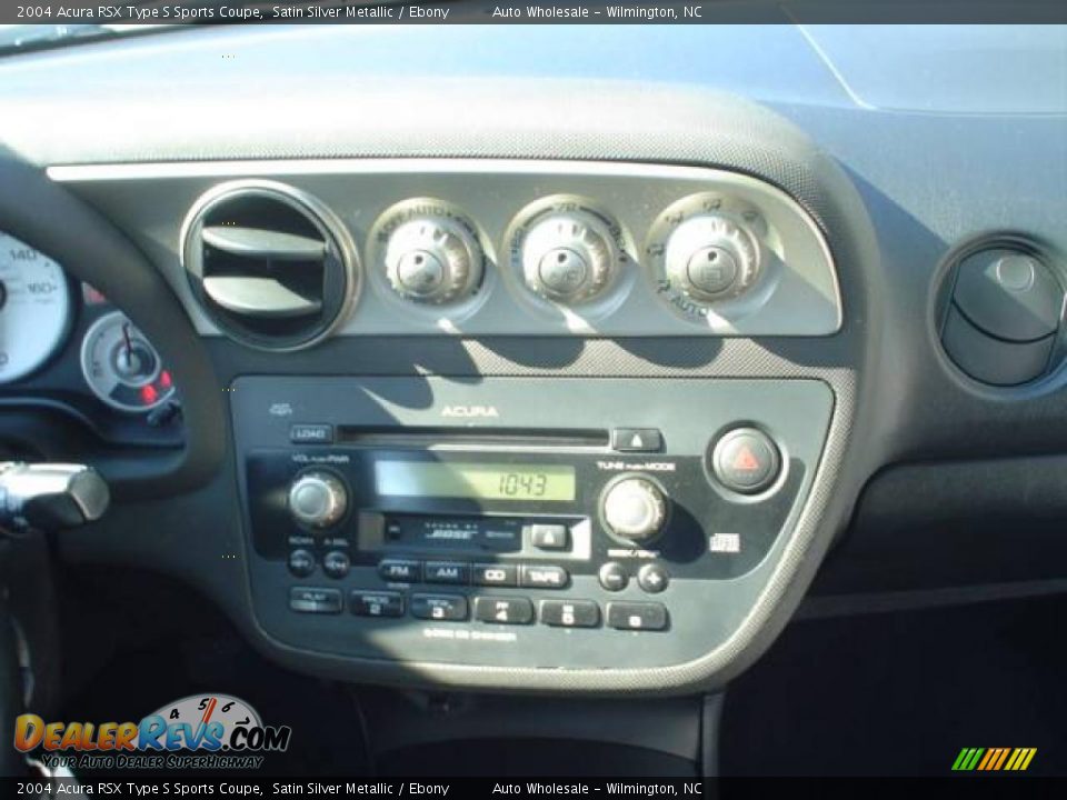 2004 Acura RSX Type S Sports Coupe Satin Silver Metallic / Ebony Photo #8