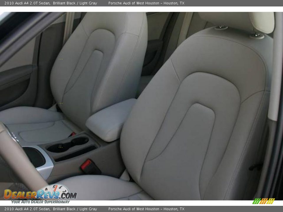 2010 Audi A4 2.0T Sedan Brilliant Black / Light Gray Photo #6