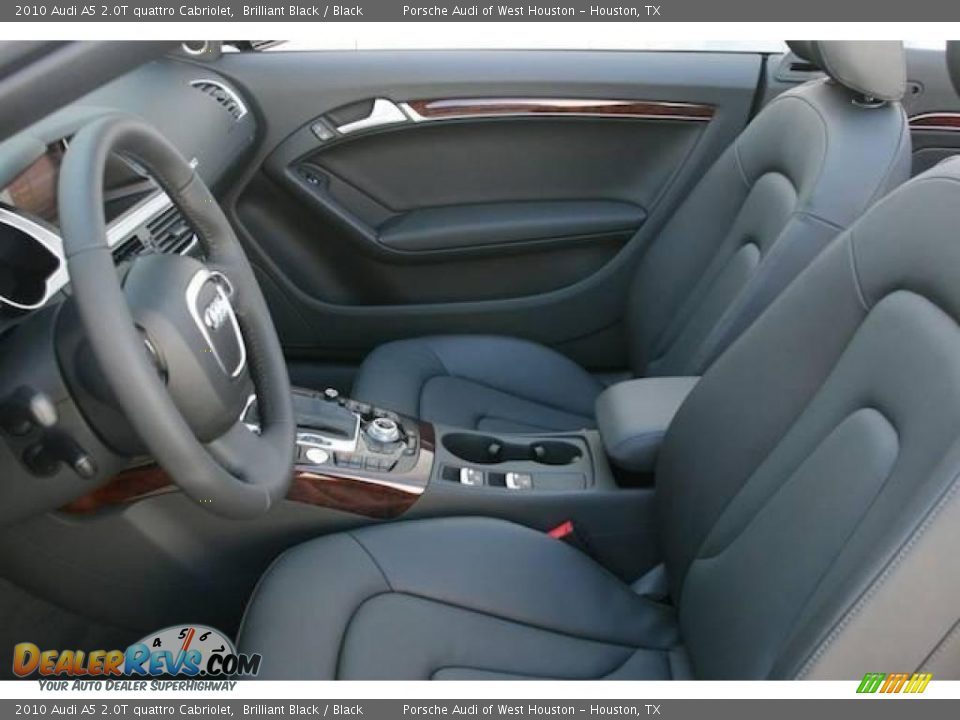 2010 Audi A5 2.0T quattro Cabriolet Brilliant Black / Black Photo #4