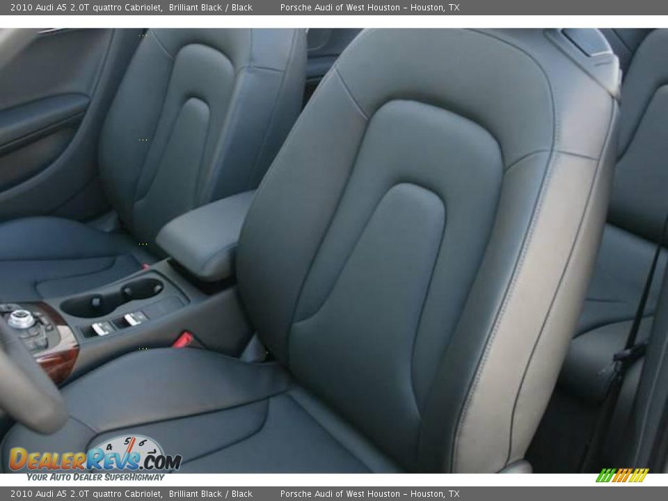 2010 Audi A5 2.0T quattro Cabriolet Brilliant Black / Black Photo #6
