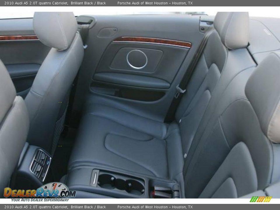 2010 Audi A5 2.0T quattro Cabriolet Brilliant Black / Black Photo #7
