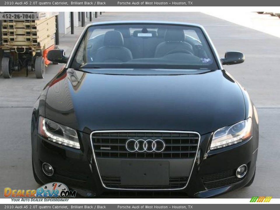 2010 Audi A5 2.0T quattro Cabriolet Brilliant Black / Black Photo #10