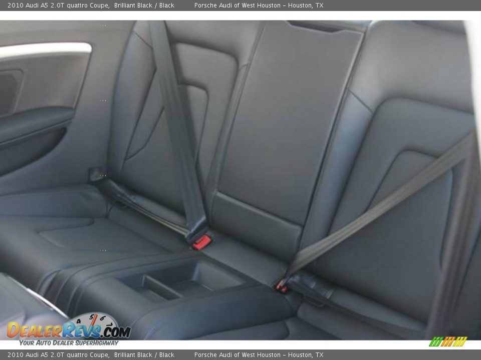 2010 Audi A5 2.0T quattro Coupe Brilliant Black / Black Photo #7