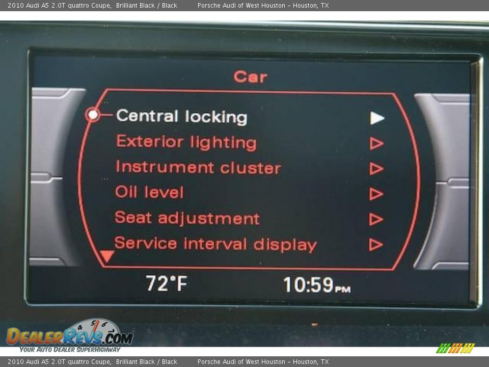 2010 Audi A5 2.0T quattro Coupe Brilliant Black / Black Photo #8
