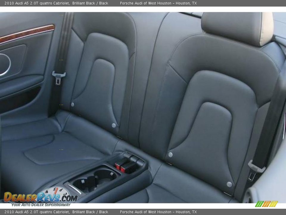 2010 Audi A5 2.0T quattro Cabriolet Brilliant Black / Black Photo #21