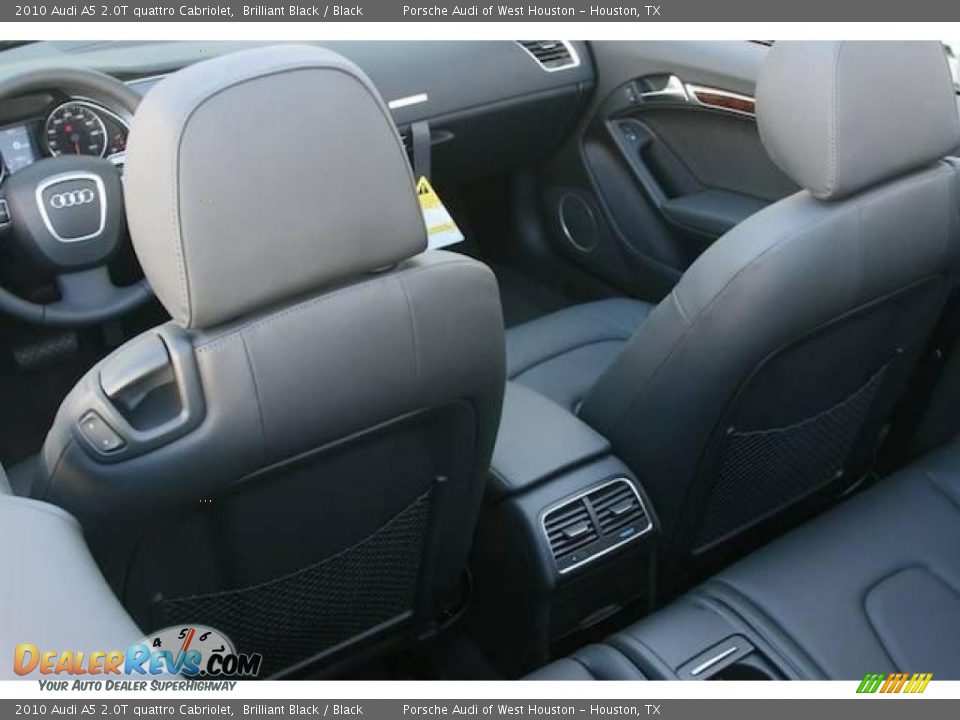 2010 Audi A5 2.0T quattro Cabriolet Brilliant Black / Black Photo #23