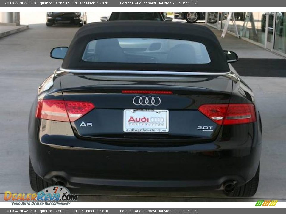 2010 Audi A5 2.0T quattro Cabriolet Brilliant Black / Black Photo #24