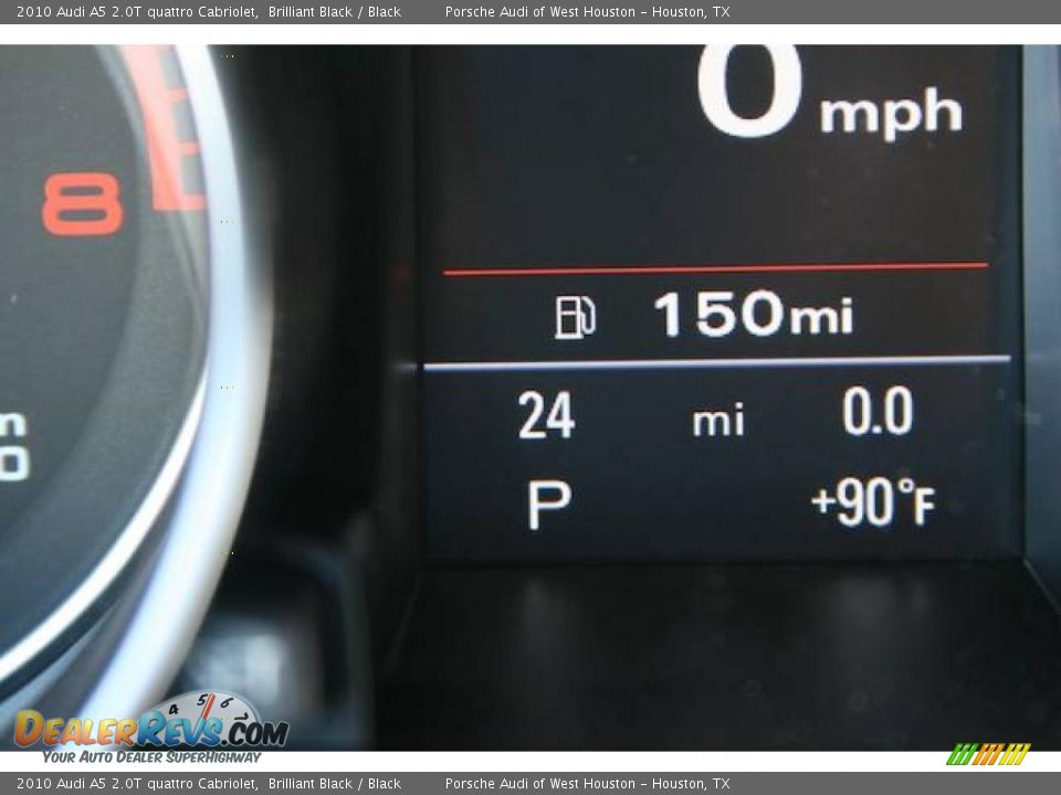2010 Audi A5 2.0T quattro Cabriolet Brilliant Black / Black Photo #26