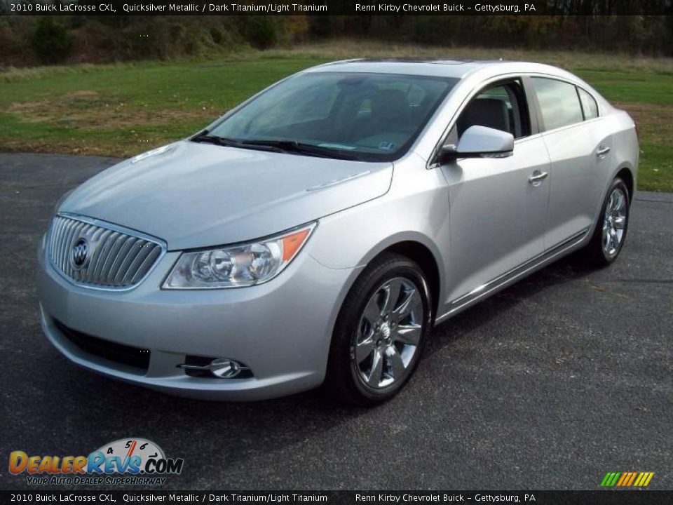 2010 Buick LaCrosse CXL Quicksilver Metallic / Dark Titanium/Light Titanium Photo #2