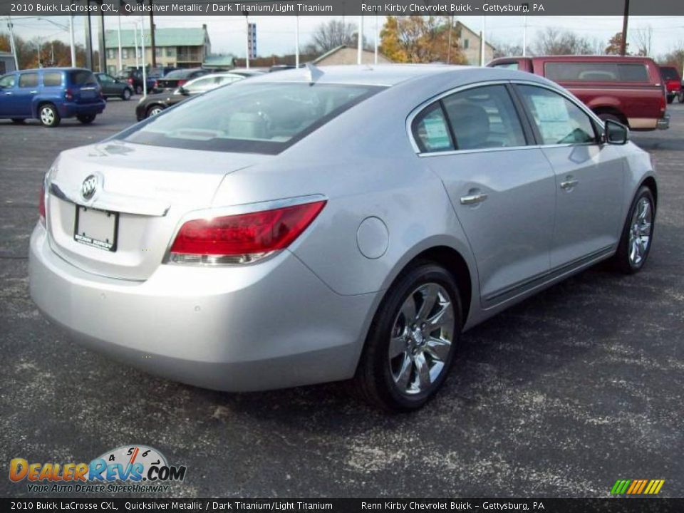 2010 Buick LaCrosse CXL Quicksilver Metallic / Dark Titanium/Light Titanium Photo #3