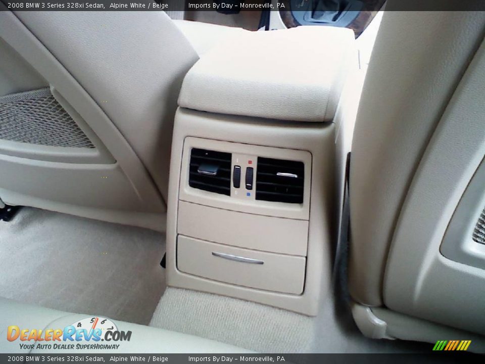 2008 BMW 3 Series 328xi Sedan Alpine White / Beige Photo #14