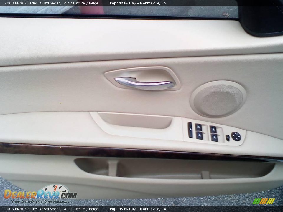 2008 BMW 3 Series 328xi Sedan Alpine White / Beige Photo #16