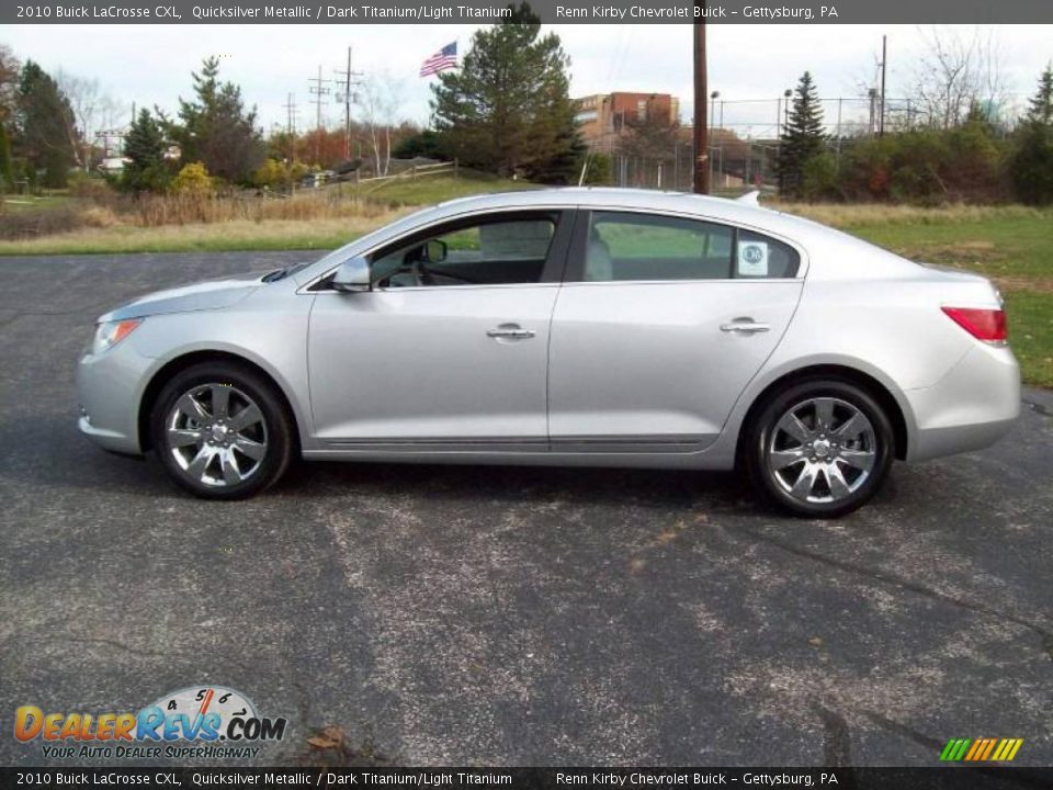 2010 Buick LaCrosse CXL Quicksilver Metallic / Dark Titanium/Light Titanium Photo #6