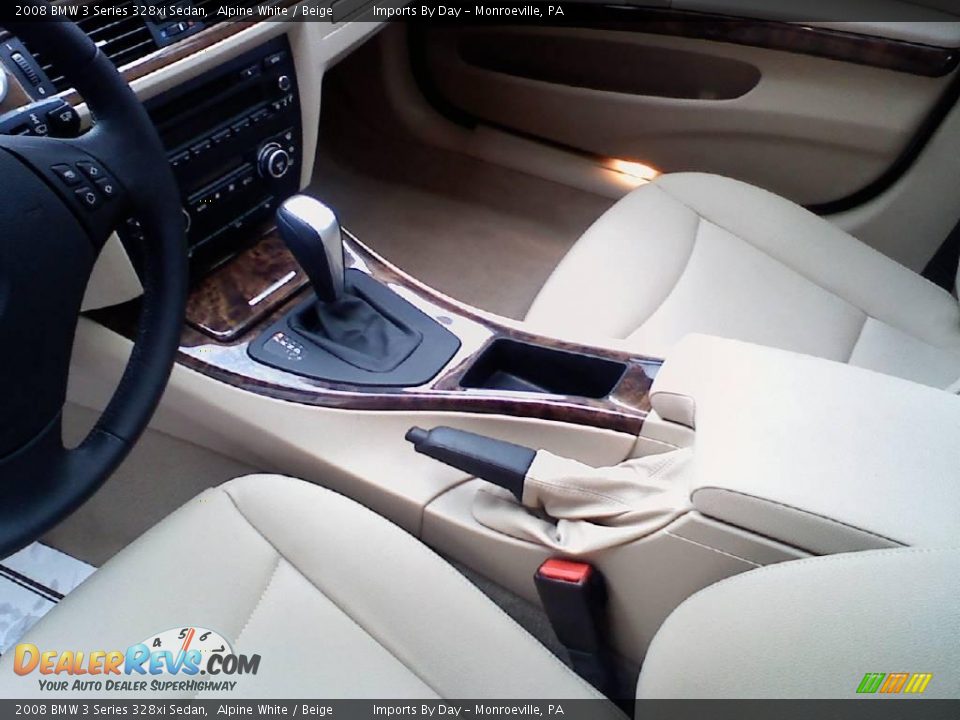 2008 BMW 3 Series 328xi Sedan Alpine White / Beige Photo #17