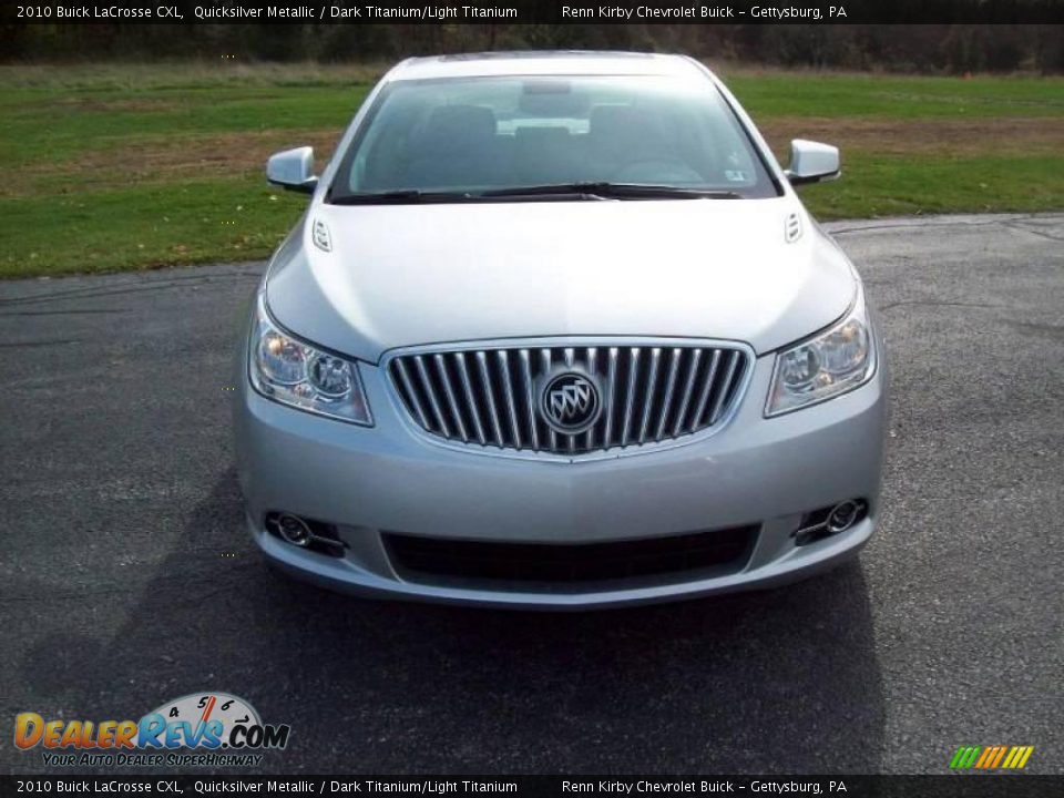 2010 Buick LaCrosse CXL Quicksilver Metallic / Dark Titanium/Light Titanium Photo #10