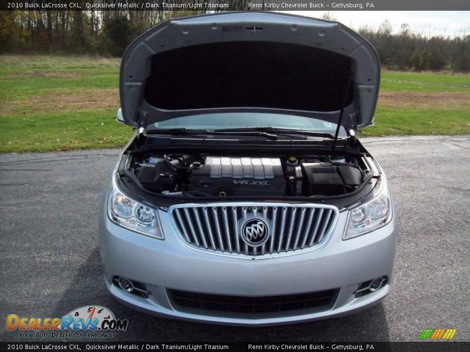 2010 Buick LaCrosse CXL Quicksilver Metallic / Dark Titanium/Light Titanium Photo #12