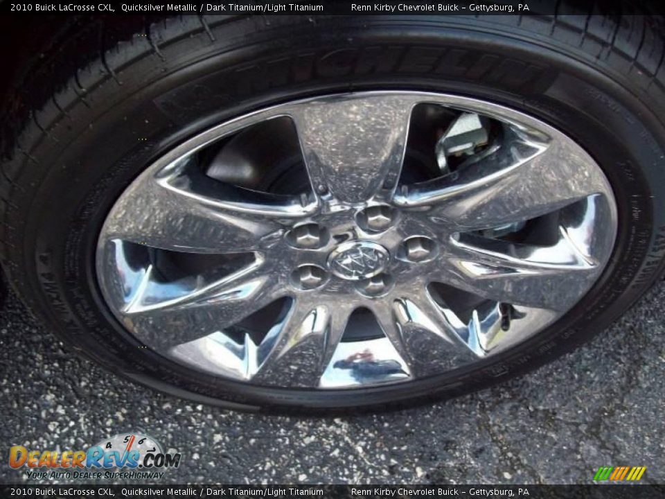2010 Buick LaCrosse CXL Quicksilver Metallic / Dark Titanium/Light Titanium Photo #13