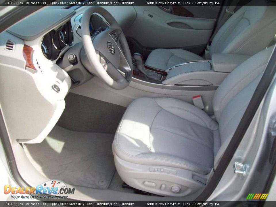 2010 Buick LaCrosse CXL Quicksilver Metallic / Dark Titanium/Light Titanium Photo #15