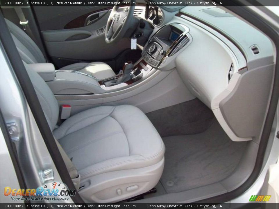 2010 Buick LaCrosse CXL Quicksilver Metallic / Dark Titanium/Light Titanium Photo #16