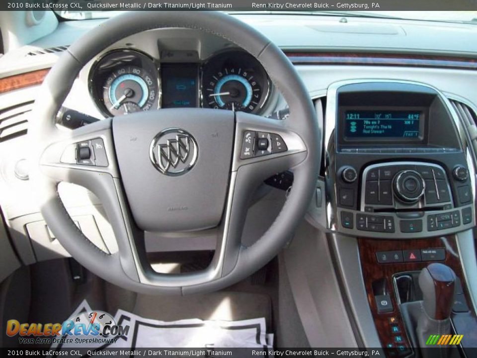 2010 Buick LaCrosse CXL Quicksilver Metallic / Dark Titanium/Light Titanium Photo #18