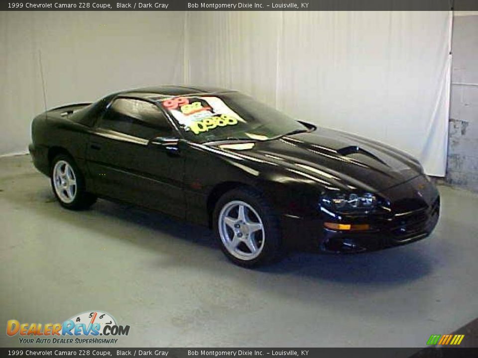1999 Chevrolet Camaro Z28 Coupe Black / Dark Gray Photo #1