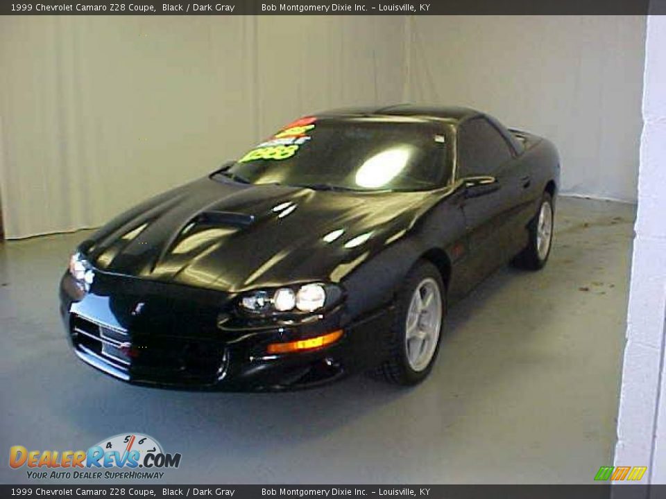 1999 Chevrolet Camaro Z28 Coupe Black / Dark Gray Photo #3