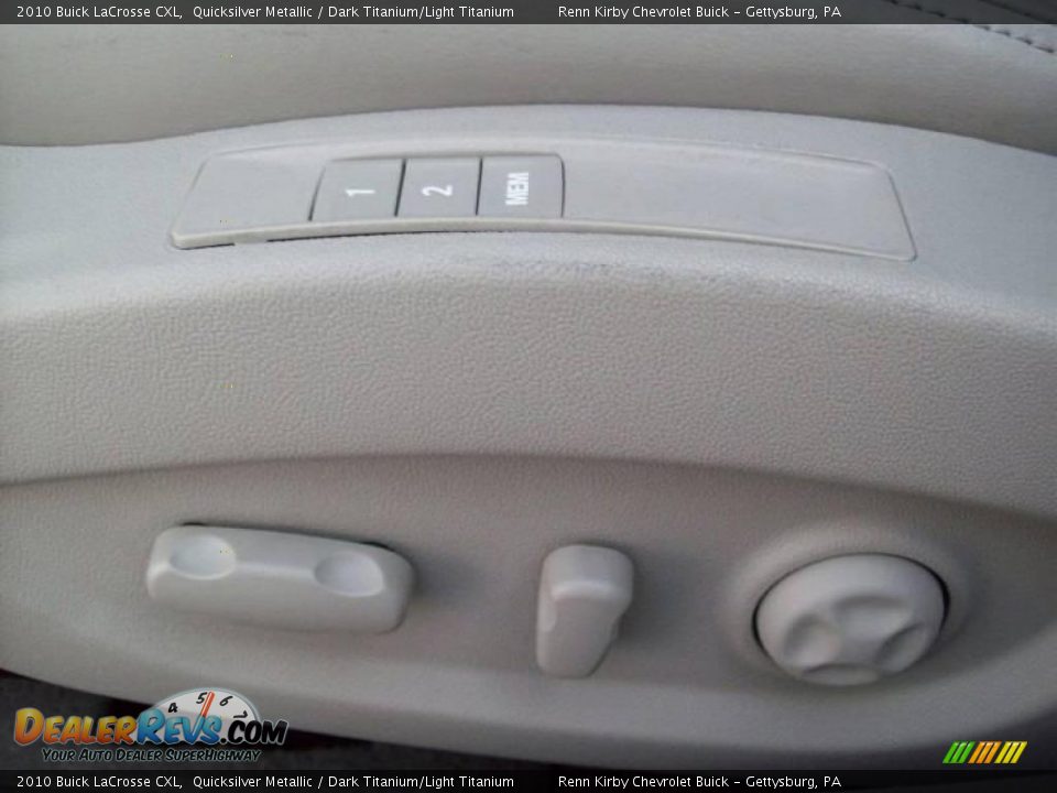 2010 Buick LaCrosse CXL Quicksilver Metallic / Dark Titanium/Light Titanium Photo #27