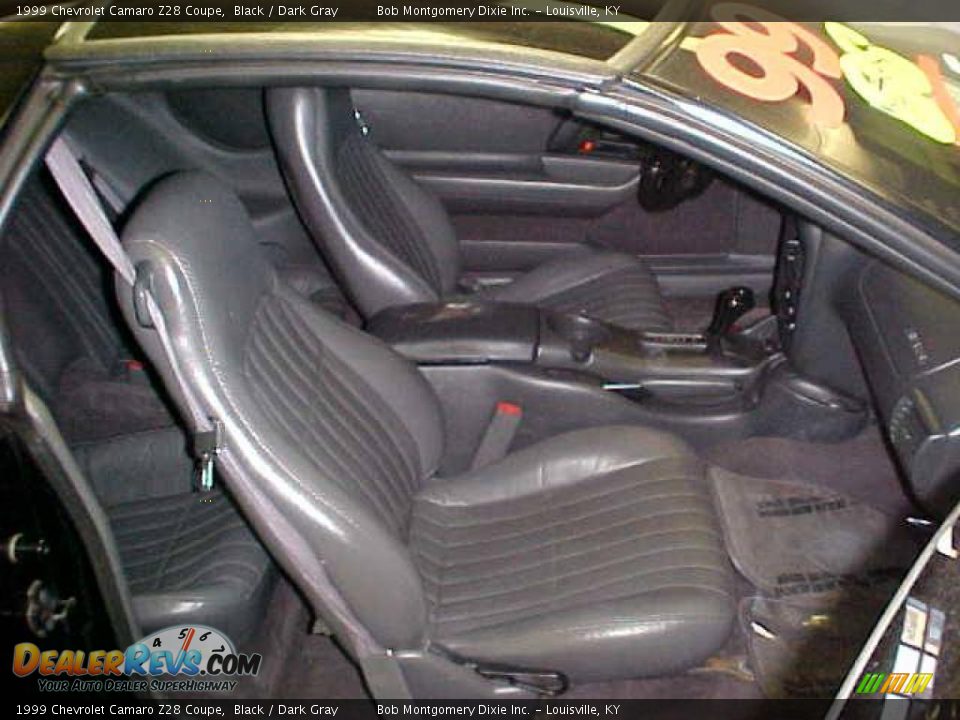 1999 Chevrolet Camaro Z28 Coupe Black / Dark Gray Photo #8