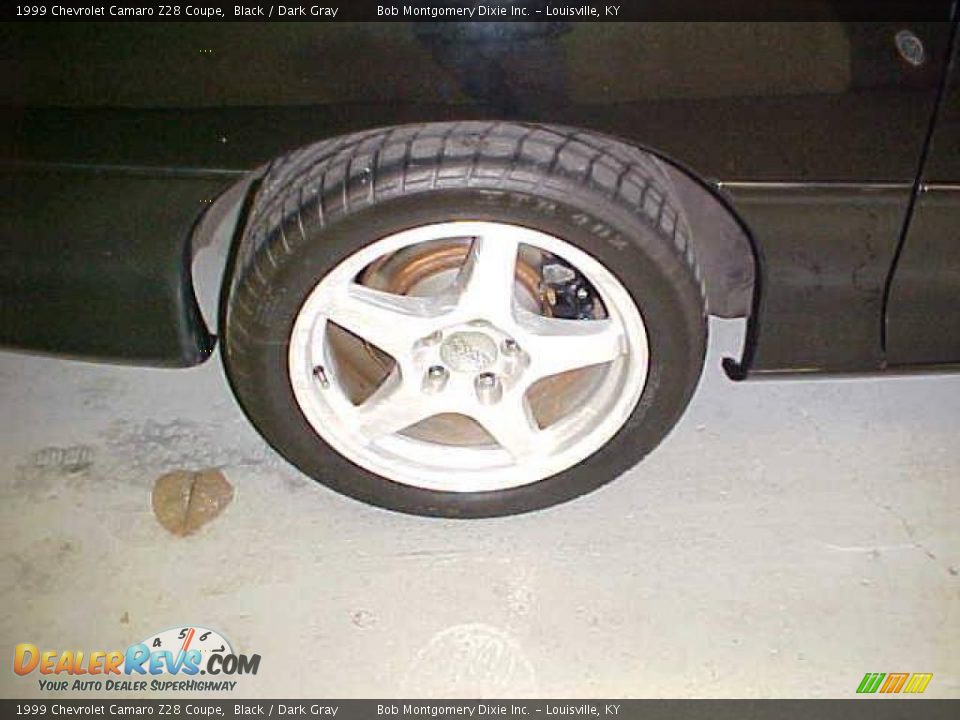 1999 Chevrolet Camaro Z28 Coupe Black / Dark Gray Photo #10