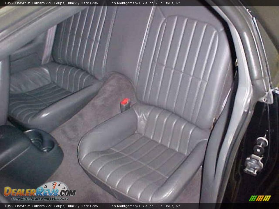 1999 Chevrolet Camaro Z28 Coupe Black / Dark Gray Photo #16