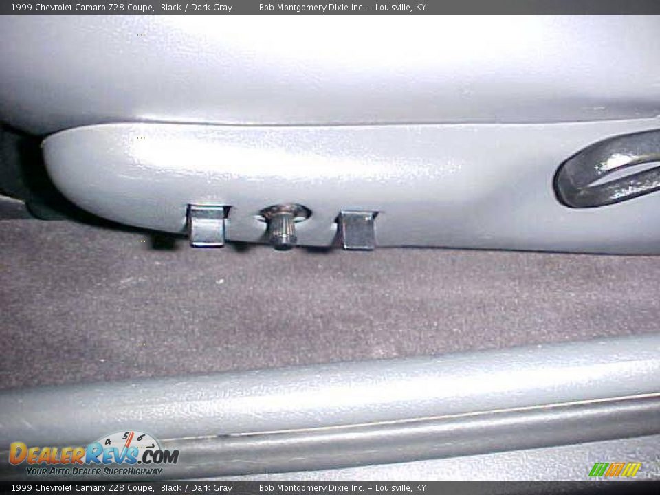 1999 Chevrolet Camaro Z28 Coupe Black / Dark Gray Photo #17