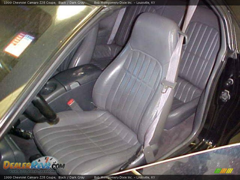1999 Chevrolet Camaro Z28 Coupe Black / Dark Gray Photo #18