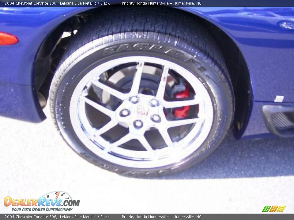 2004 Chevrolet Corvette Z06 LeMans Blue Metallic / Black Photo #16