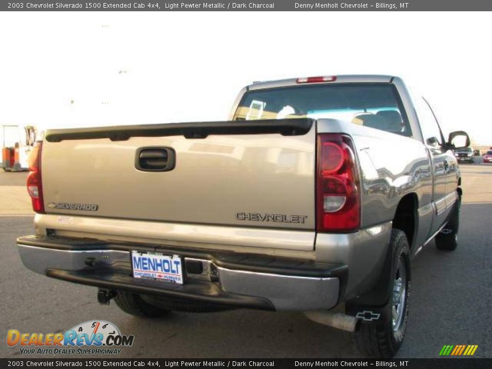 2003 Chevrolet Silverado 1500 Extended Cab 4x4 Light Pewter Metallic / Dark Charcoal Photo #5