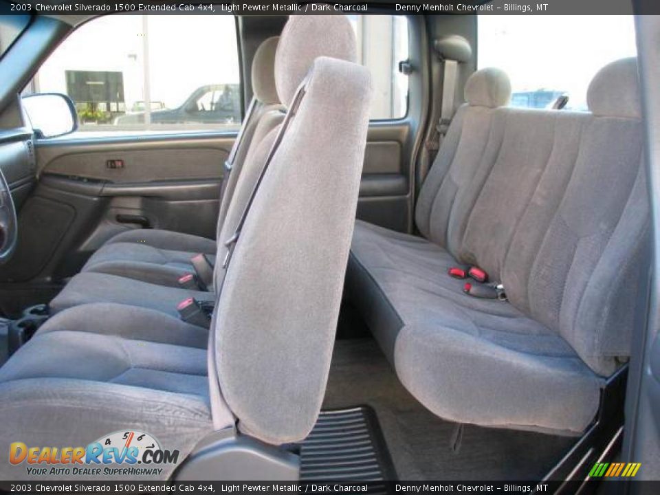 2003 Chevrolet Silverado 1500 Extended Cab 4x4 Light Pewter Metallic / Dark Charcoal Photo #8