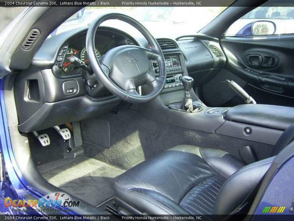 2004 Chevrolet Corvette Z06 LeMans Blue Metallic / Black Photo #22