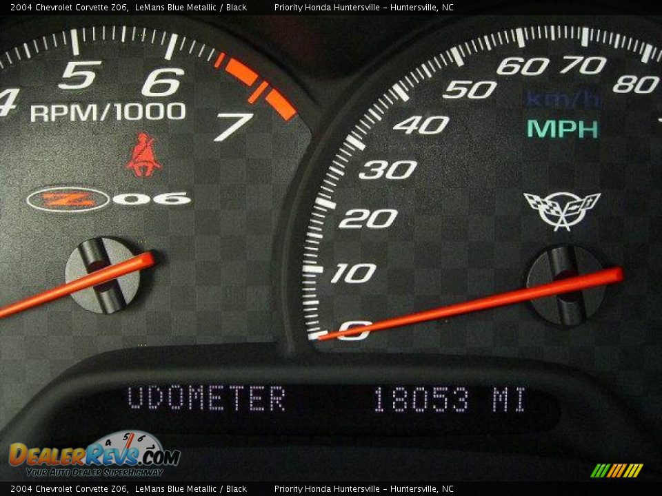 2004 Chevrolet Corvette Z06 LeMans Blue Metallic / Black Photo #25