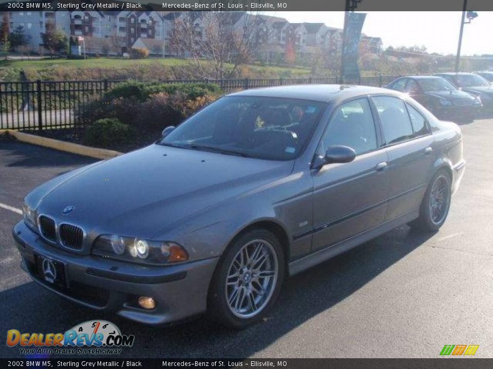 2002 BMW M5 Sterling Grey Metallic / Black Photo #1