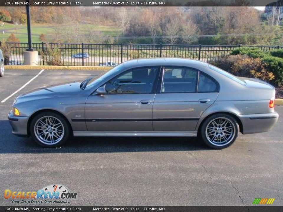 2002 BMW M5 Sterling Grey Metallic / Black Photo #2