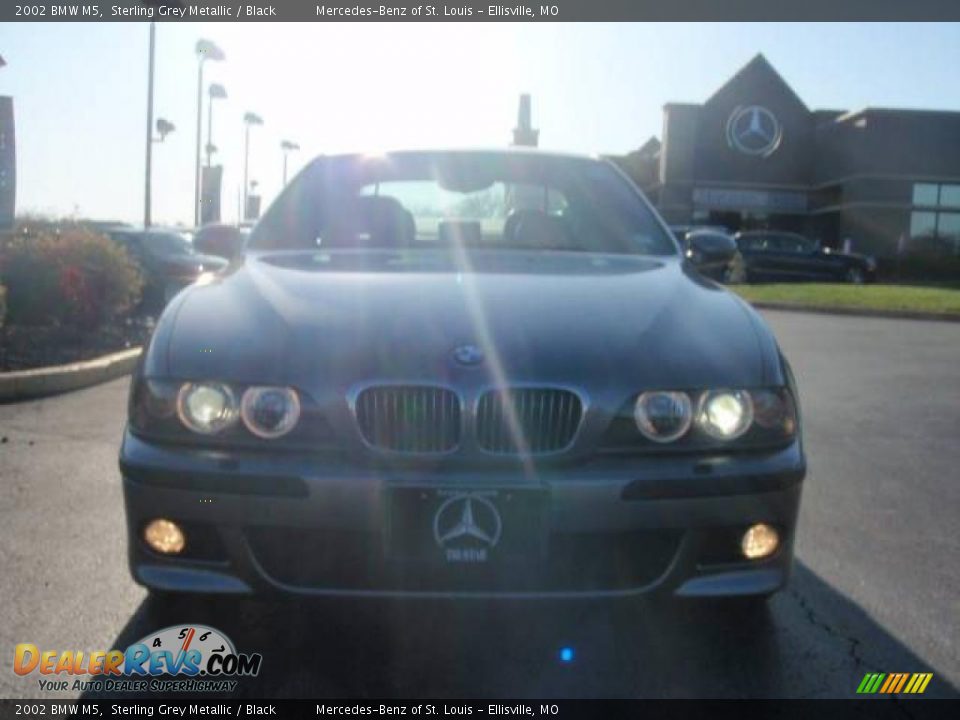 2002 BMW M5 Sterling Grey Metallic / Black Photo #3