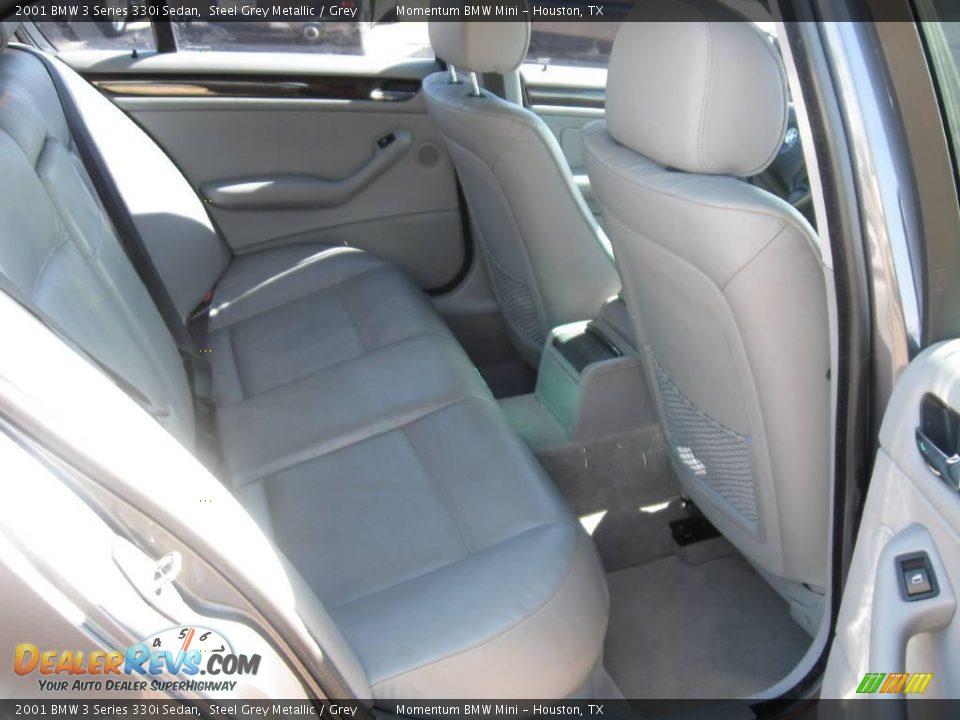 2001 BMW 3 Series 330i Sedan Steel Grey Metallic / Grey Photo #10