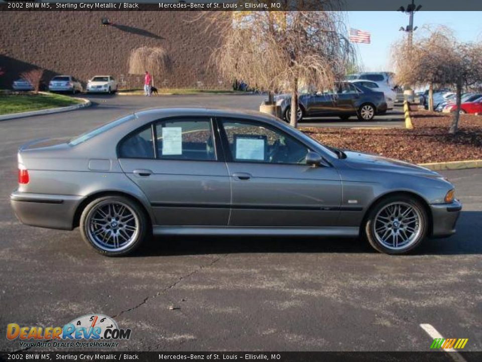 2002 BMW M5 Sterling Grey Metallic / Black Photo #5