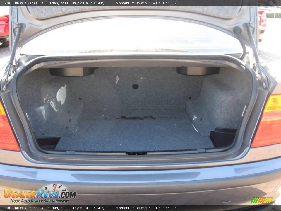 2001 BMW 3 Series 330i Sedan Steel Grey Metallic / Grey Photo #11