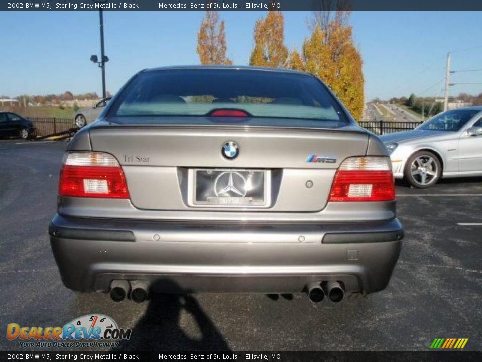 2002 BMW M5 Sterling Grey Metallic / Black Photo #7