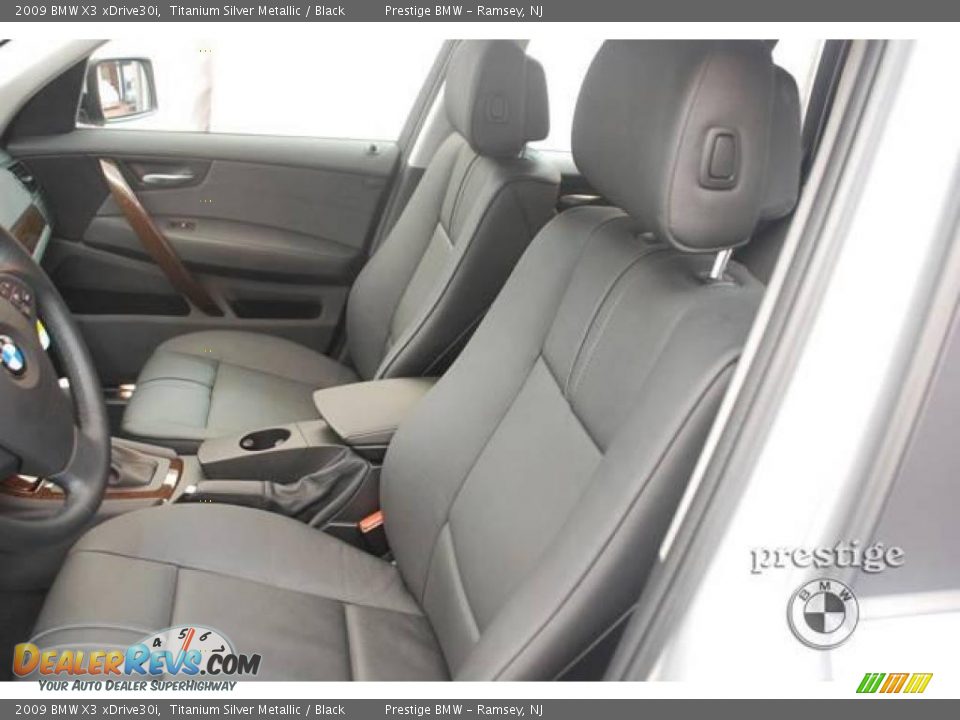 2009 BMW X3 xDrive30i Titanium Silver Metallic / Black Photo #5