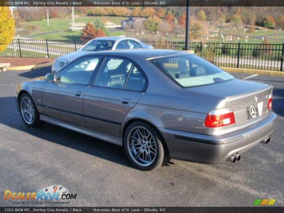 2002 BMW M5 Sterling Grey Metallic / Black Photo #8