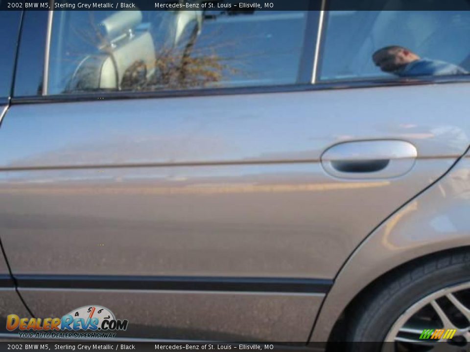 2002 BMW M5 Sterling Grey Metallic / Black Photo #10